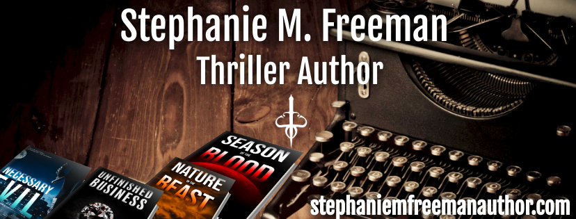 Stephanie M. Freeman, Thriller Author
